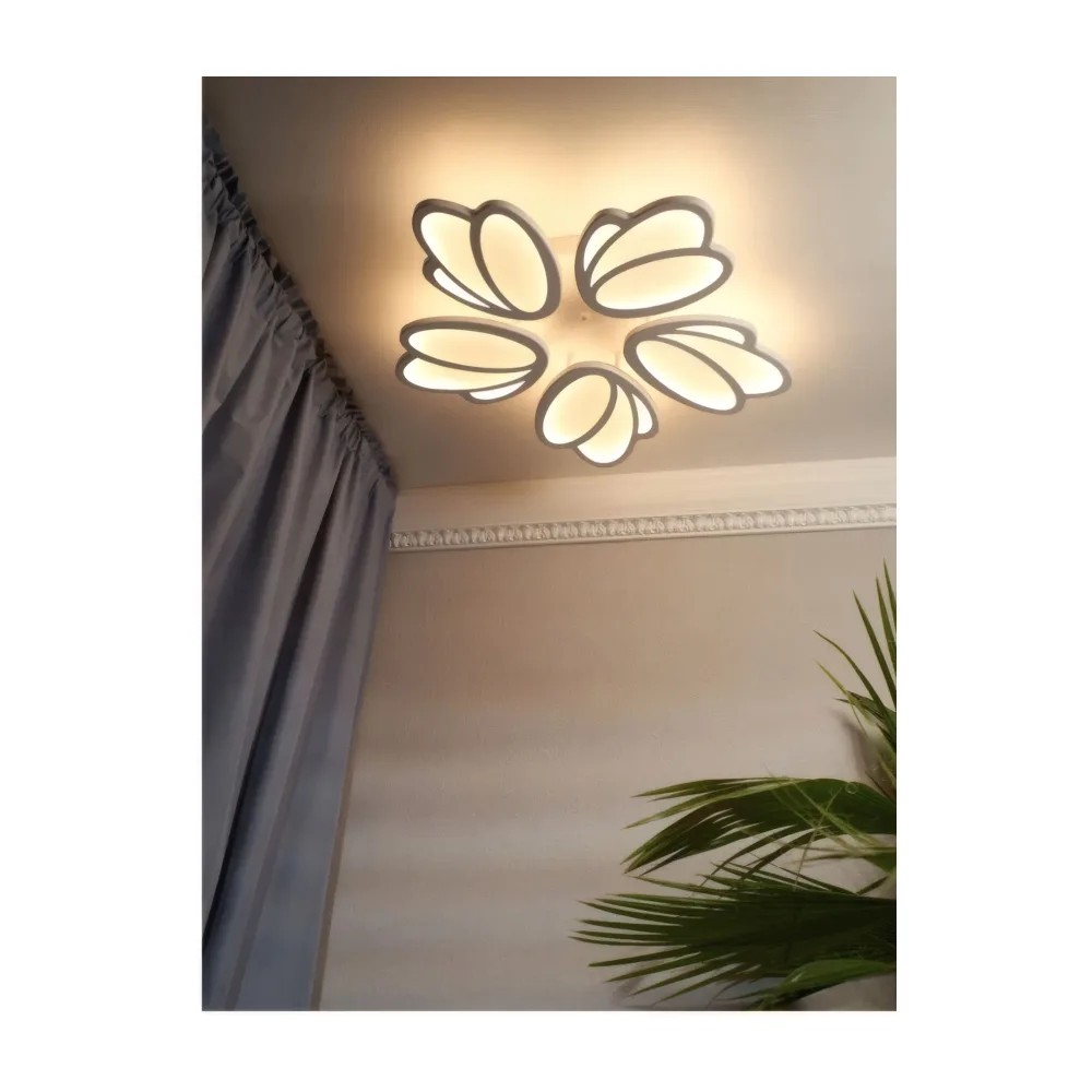LED lustra ēdamistabai, VARGO 120W balta DL1013 — Foto 4