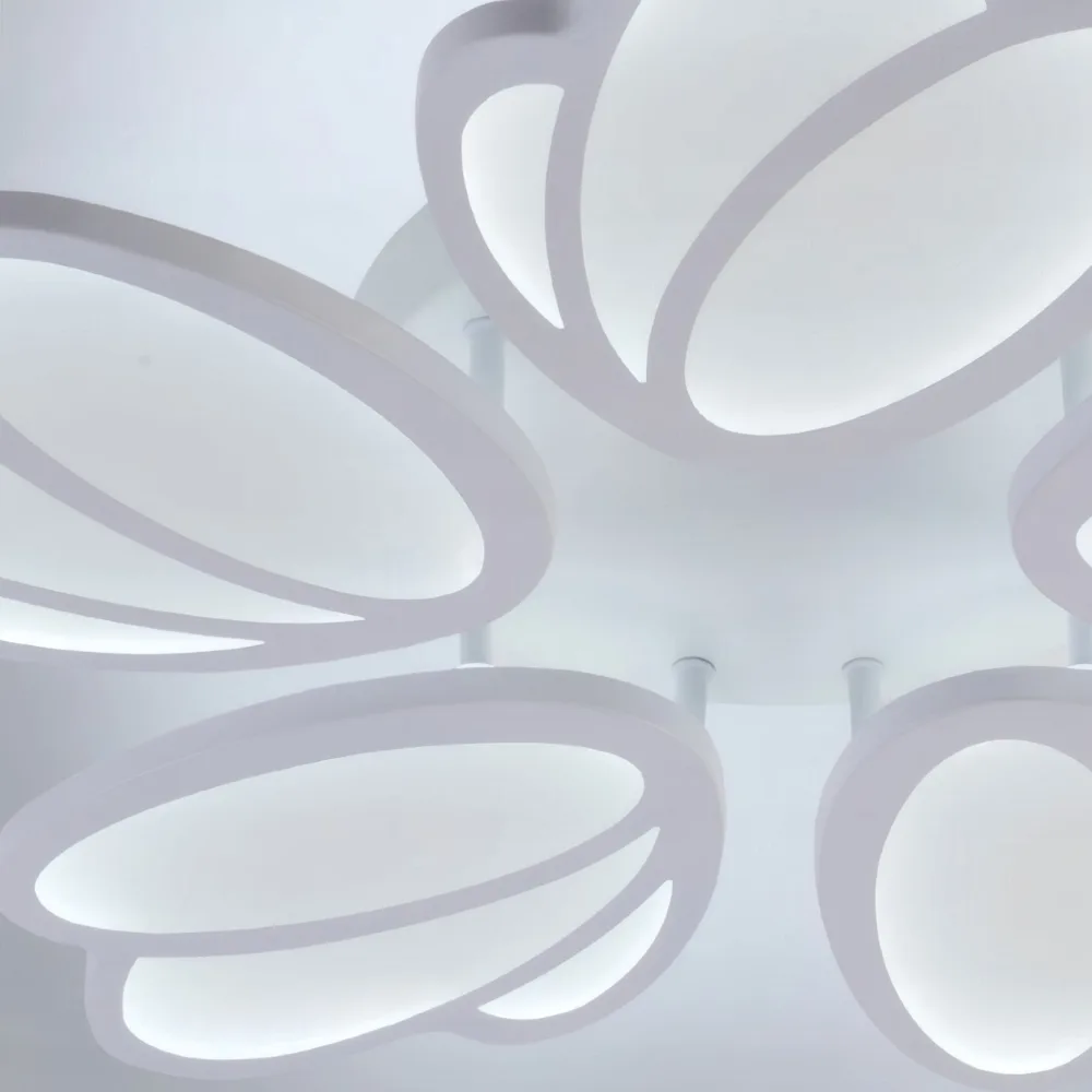 LED lustra ēdamistabai, VARGO 120W balta DL1013 — Foto 5