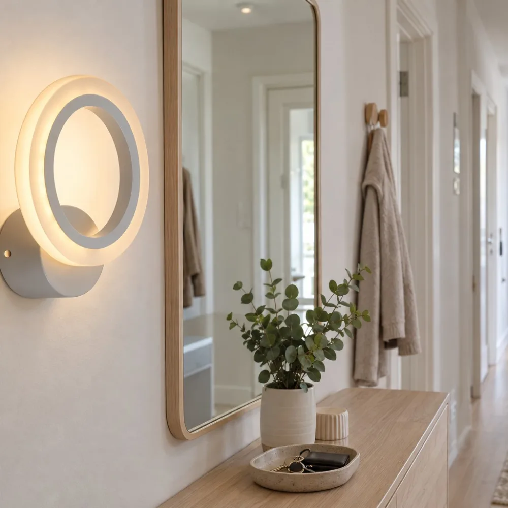 Wall light for bedroom, VARGO 12W white DL1101 — Photo 2