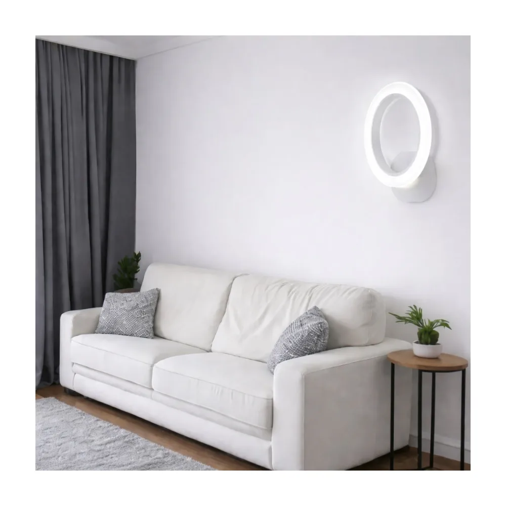 Wall light for bedroom, VARGO 12W white DL1101 — Photo 3