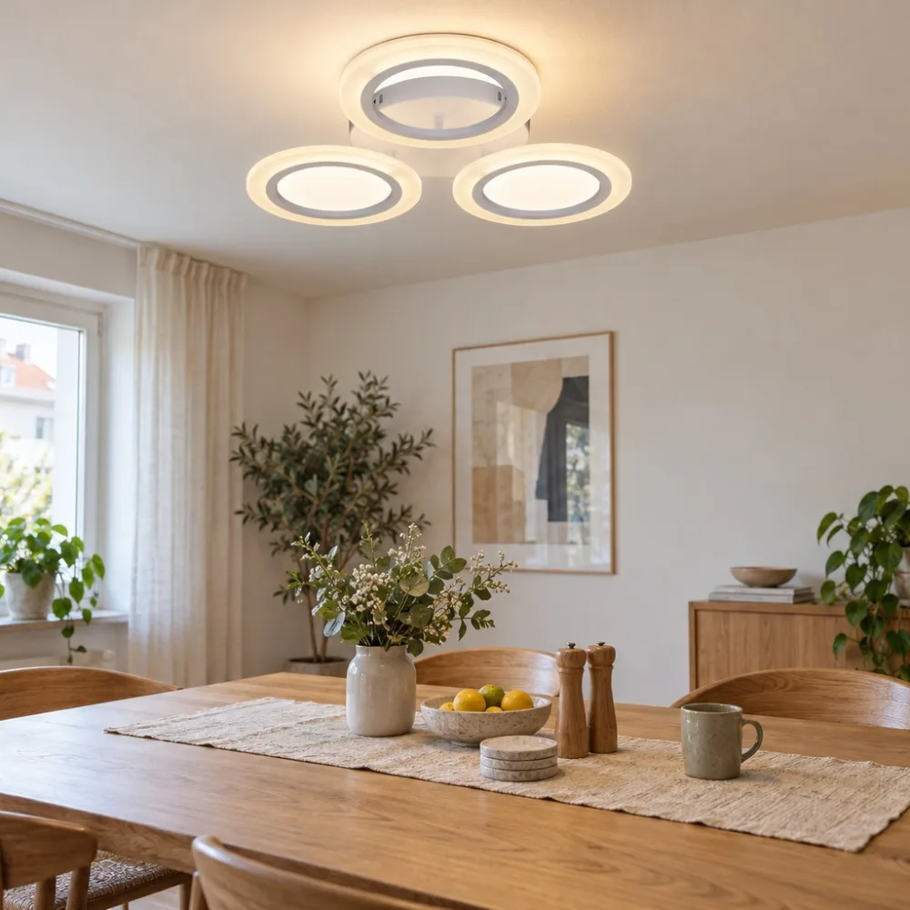 LED lustra ar pulti, VARGO 36W balta DL1102 — Foto 2