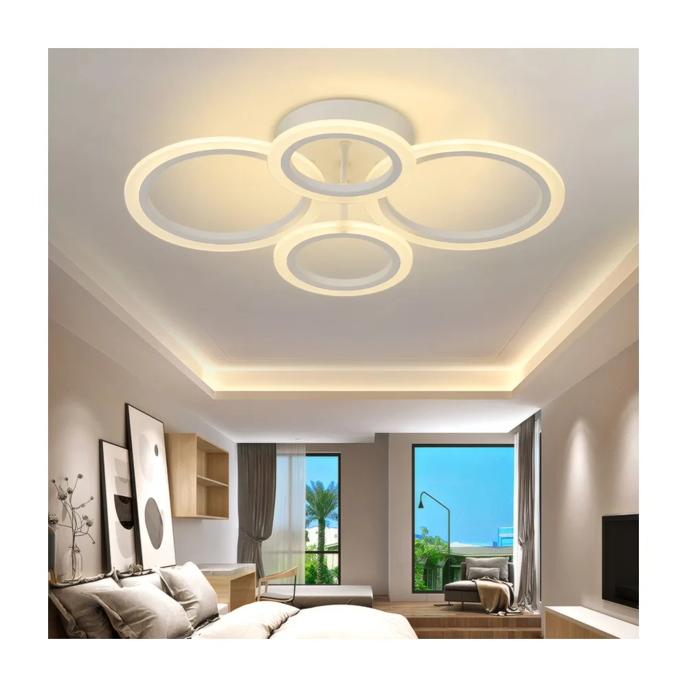 LED lustra ēdamistabai, VARGO 64W balta DL1104 — Foto 2