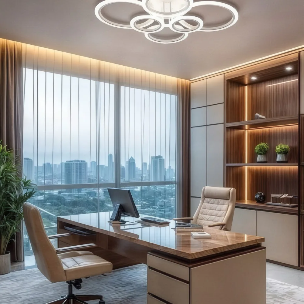LED lustra ar pulti, VARGO 120W balta DL1105 — Foto 3