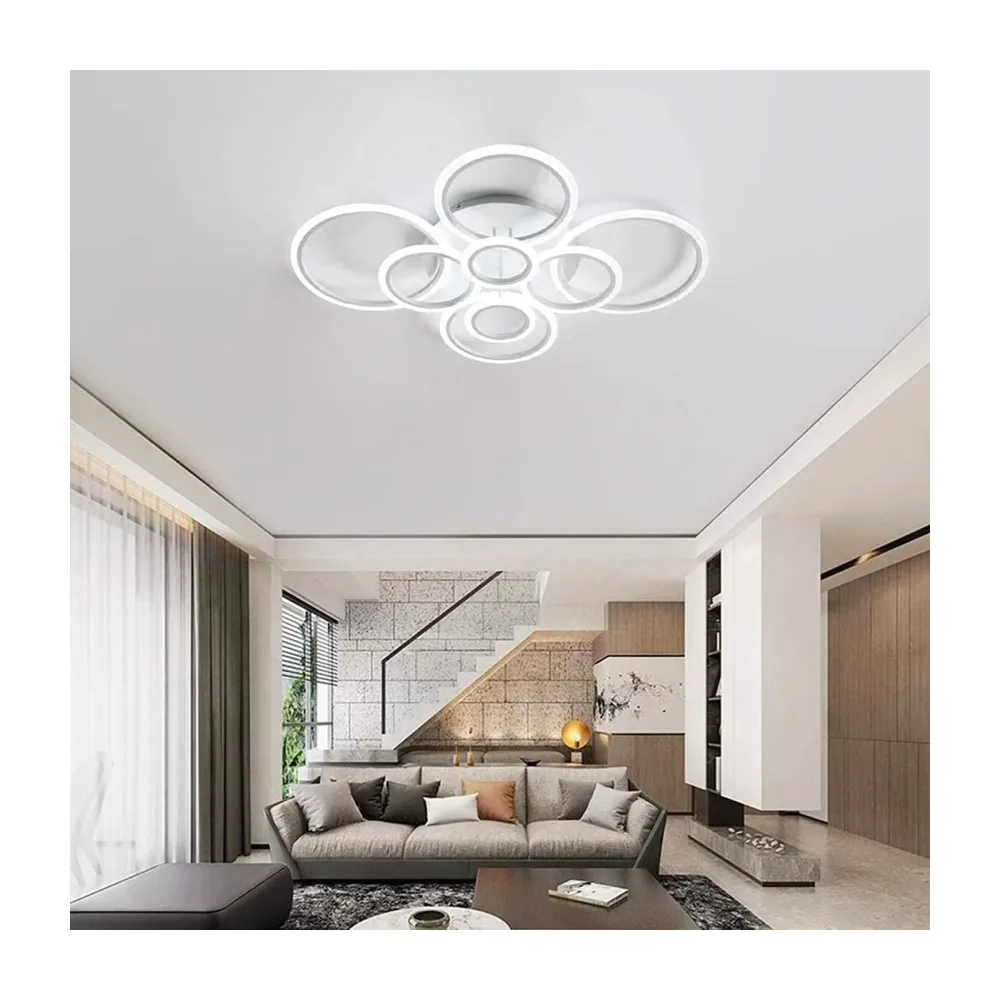 LED lustra viesistabai, VARGO 192W balta DL1106 — Foto 2