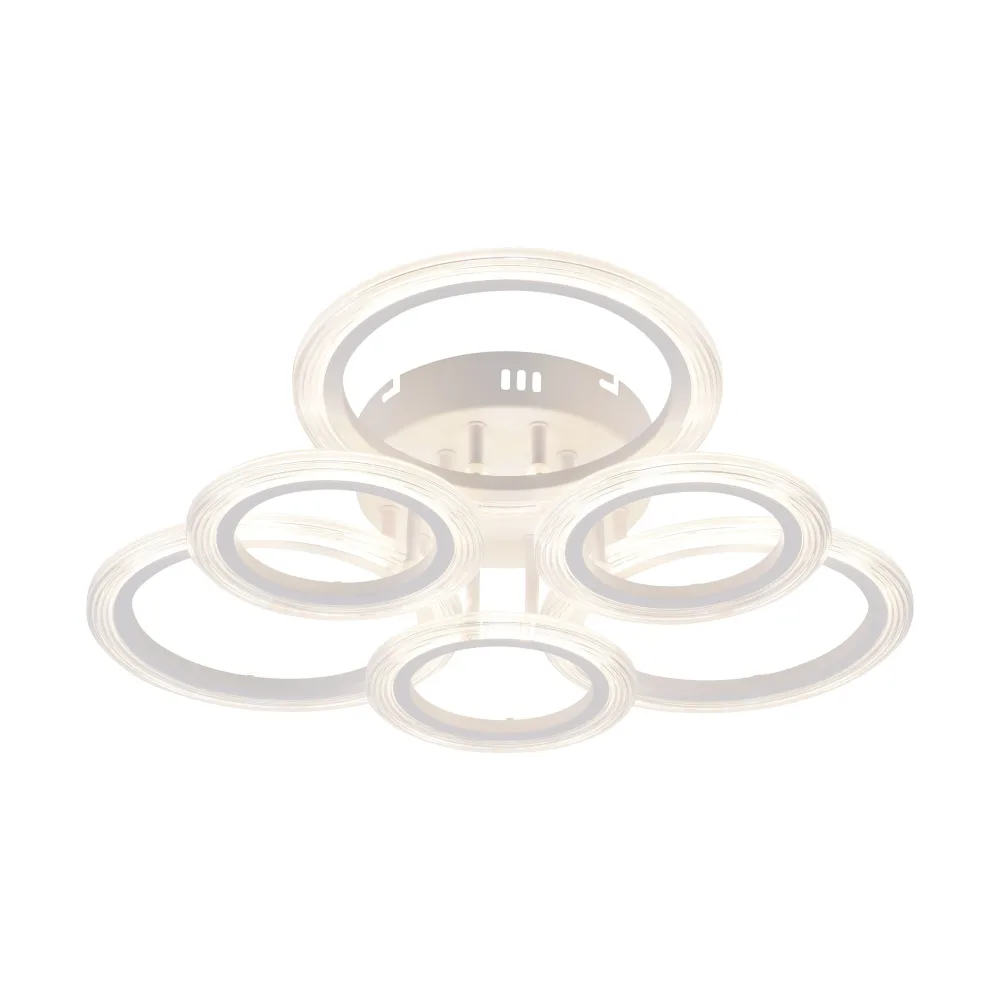 LED lustra guļamistabai, VARGO 96W balta DL1107