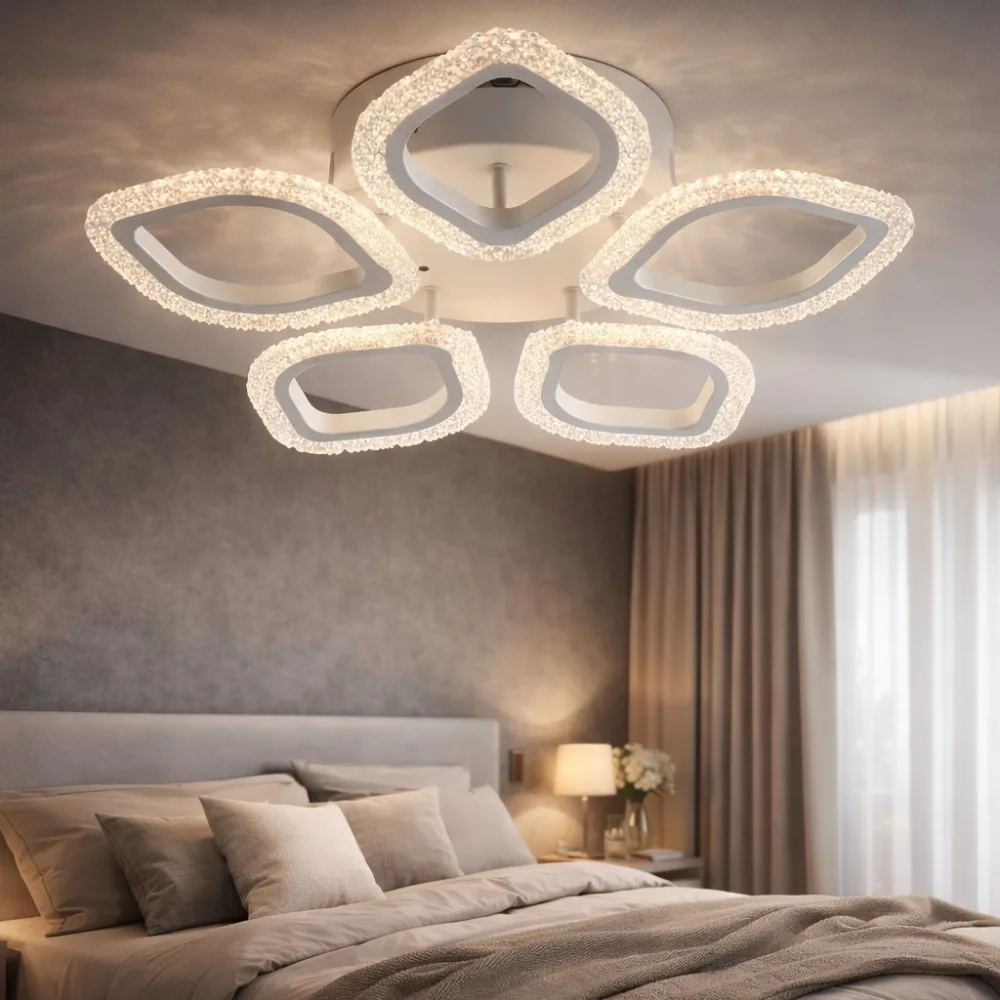 LED lustra viesistabai, VARGO 60W balta DL1114 — Foto 3