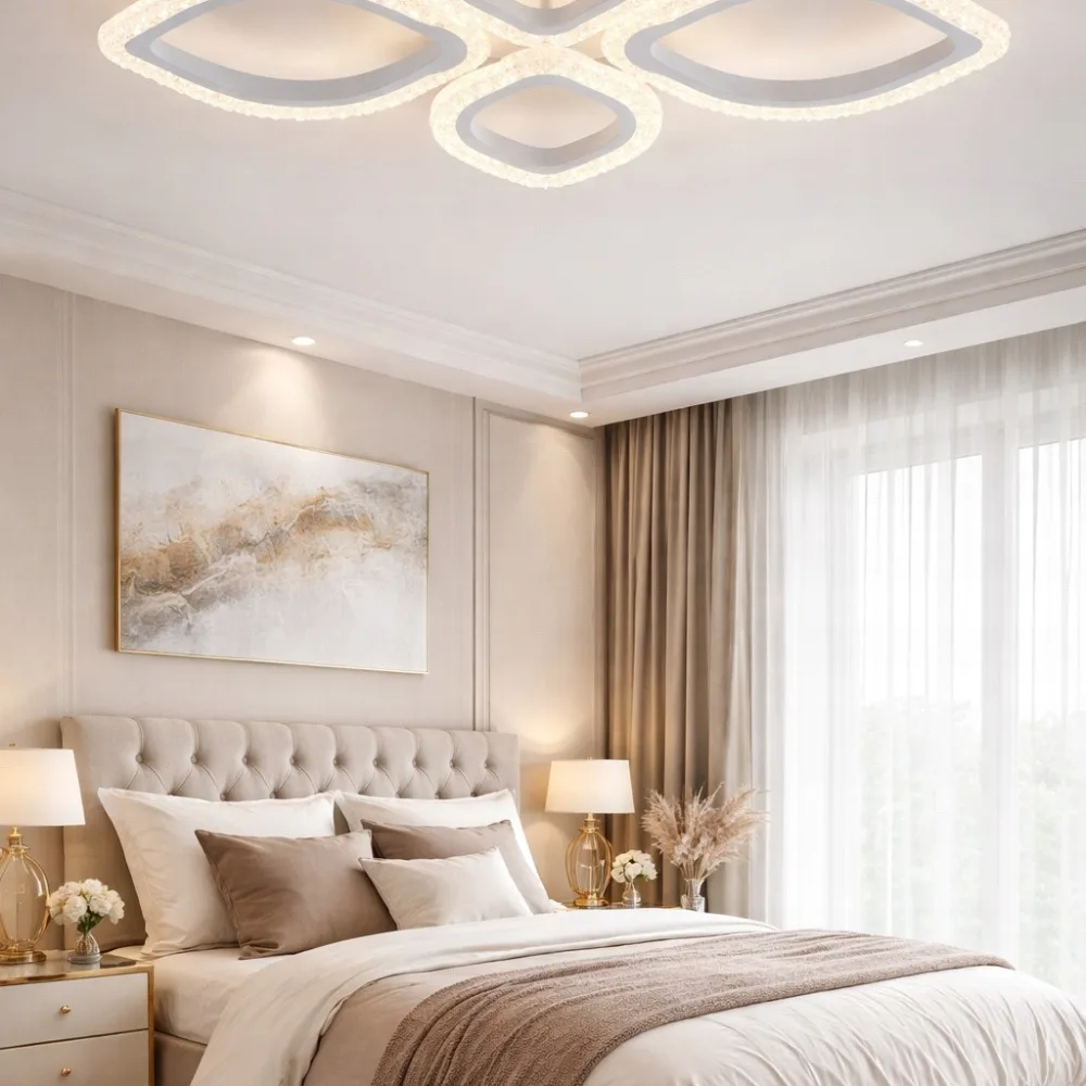 LED люстра для столовой, VARGO 68W белая DL1115 — Фото 3