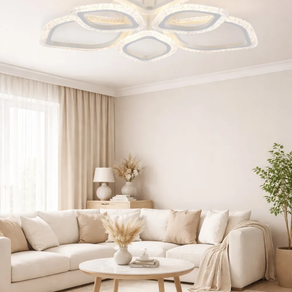 LED lustra ar pulti, VARGO 102W balta DL1116 — Foto 3