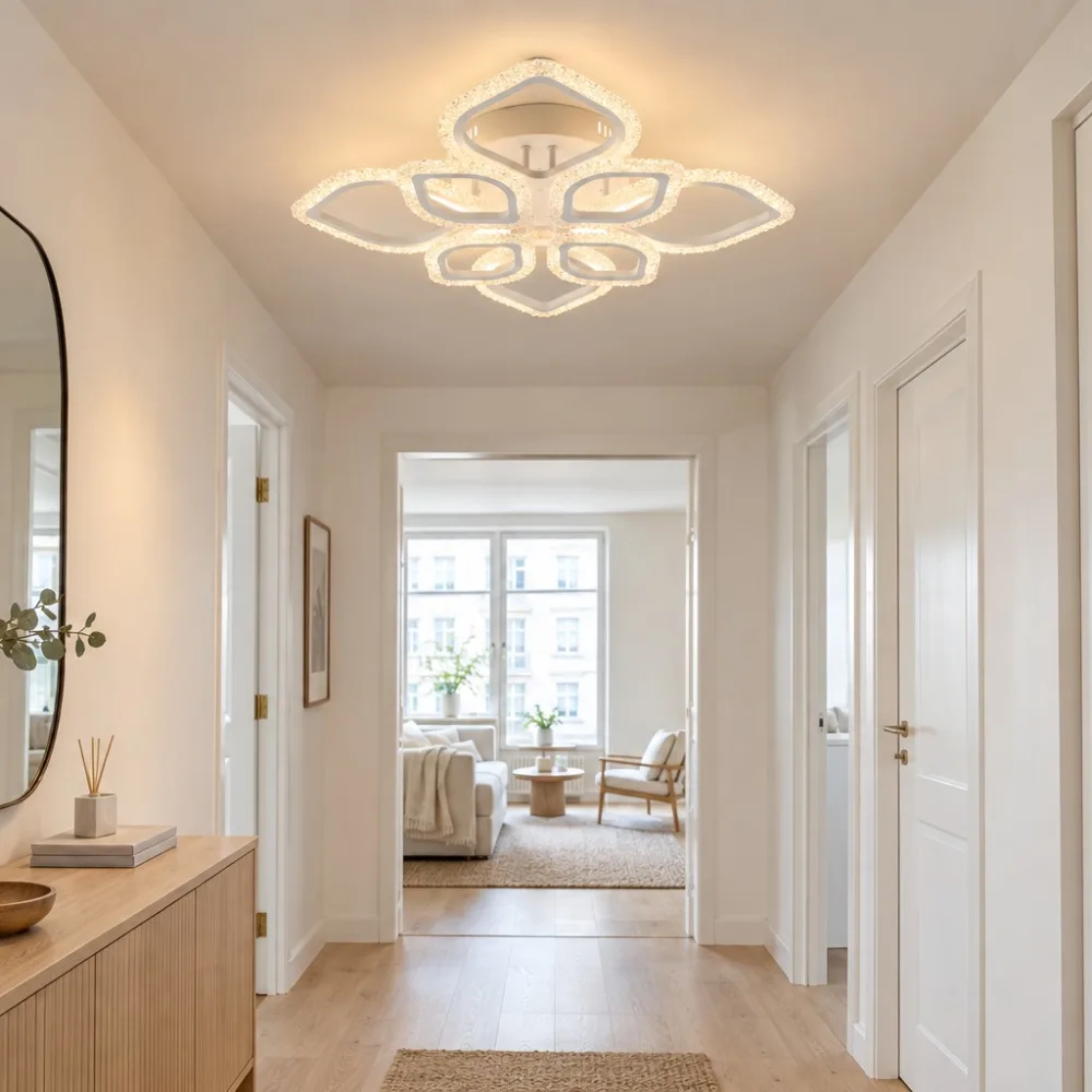 LED lustra viesistabai, VARGO 136W balta DL1117 — Foto 2