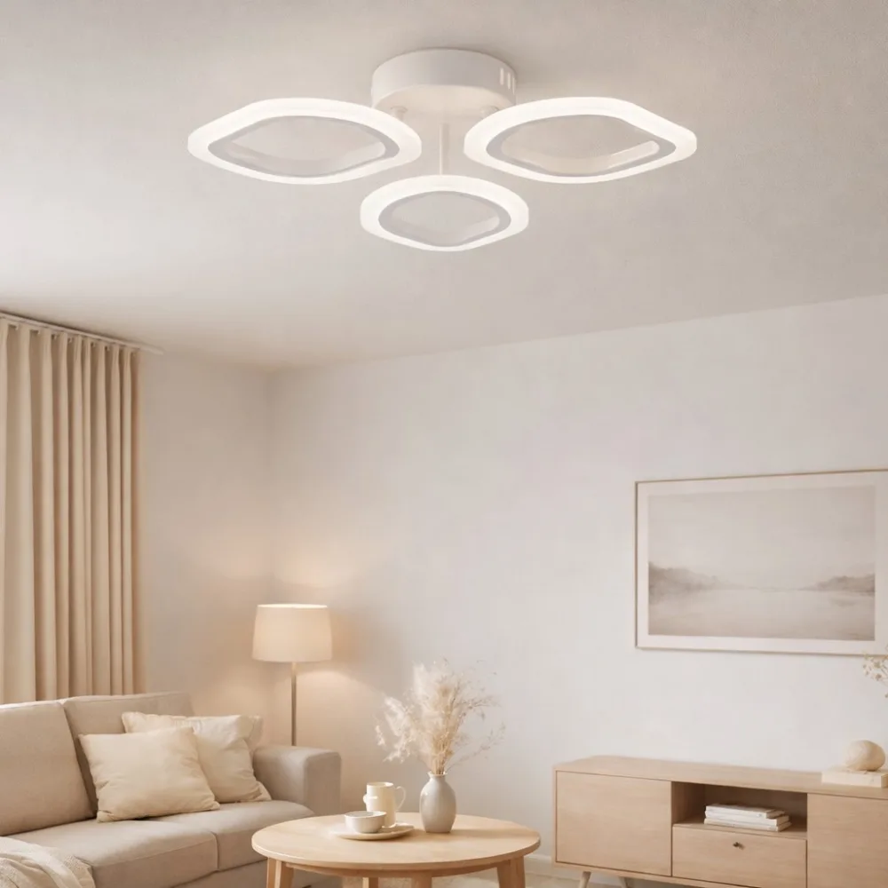 LED chandelier for bedroom, VARGO 36W white DL1118 — Photo 2