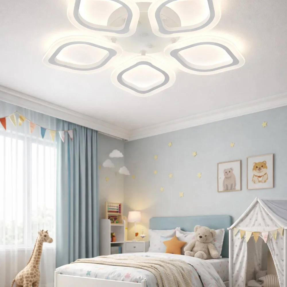 LED lustra bērnistabai, VARGO 60W balta DL1119 — Foto 3