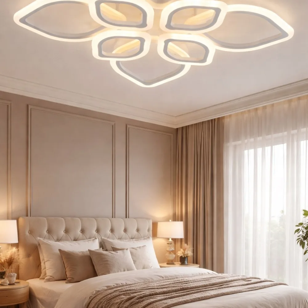 LED lustra viesistabai, VARGO 136W balta DL1120 — Foto 2
