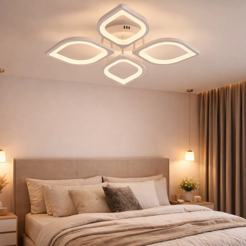 LED lustra bērnistabai, VARGO balta DL1122 — Foto 2