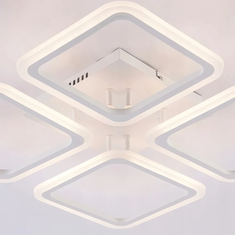 LED lustra gaitenim, VARGO 56W balta DL1123 — Foto 3