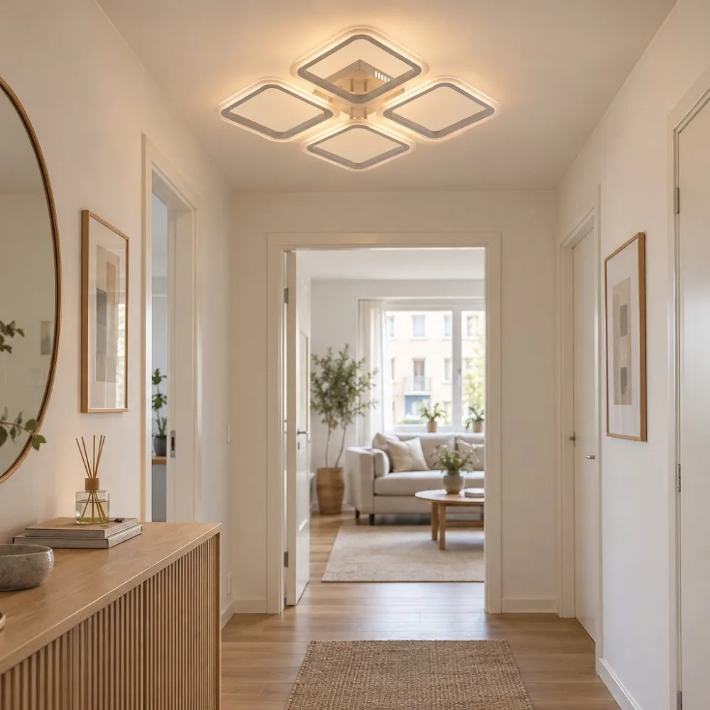 LED lustra ēdamistabai, VARGO 100W balta DL1124 — Foto 2