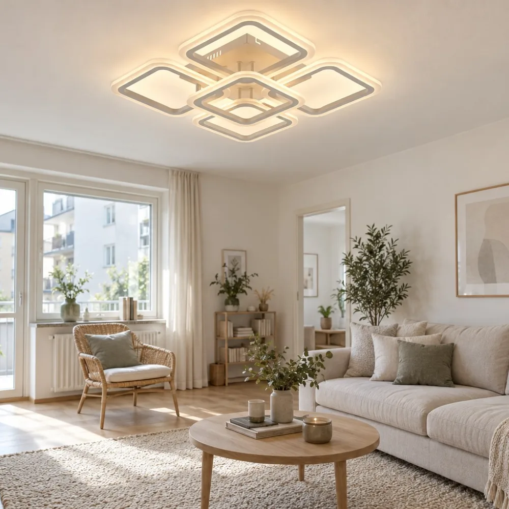 LED lustra ar pulti, VARGO 110W balta DL1125 — Foto 2