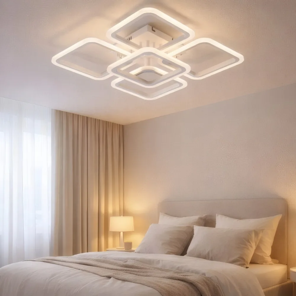 LED lustra ar pulti, VARGO 110W balta DL1125 — Foto 3