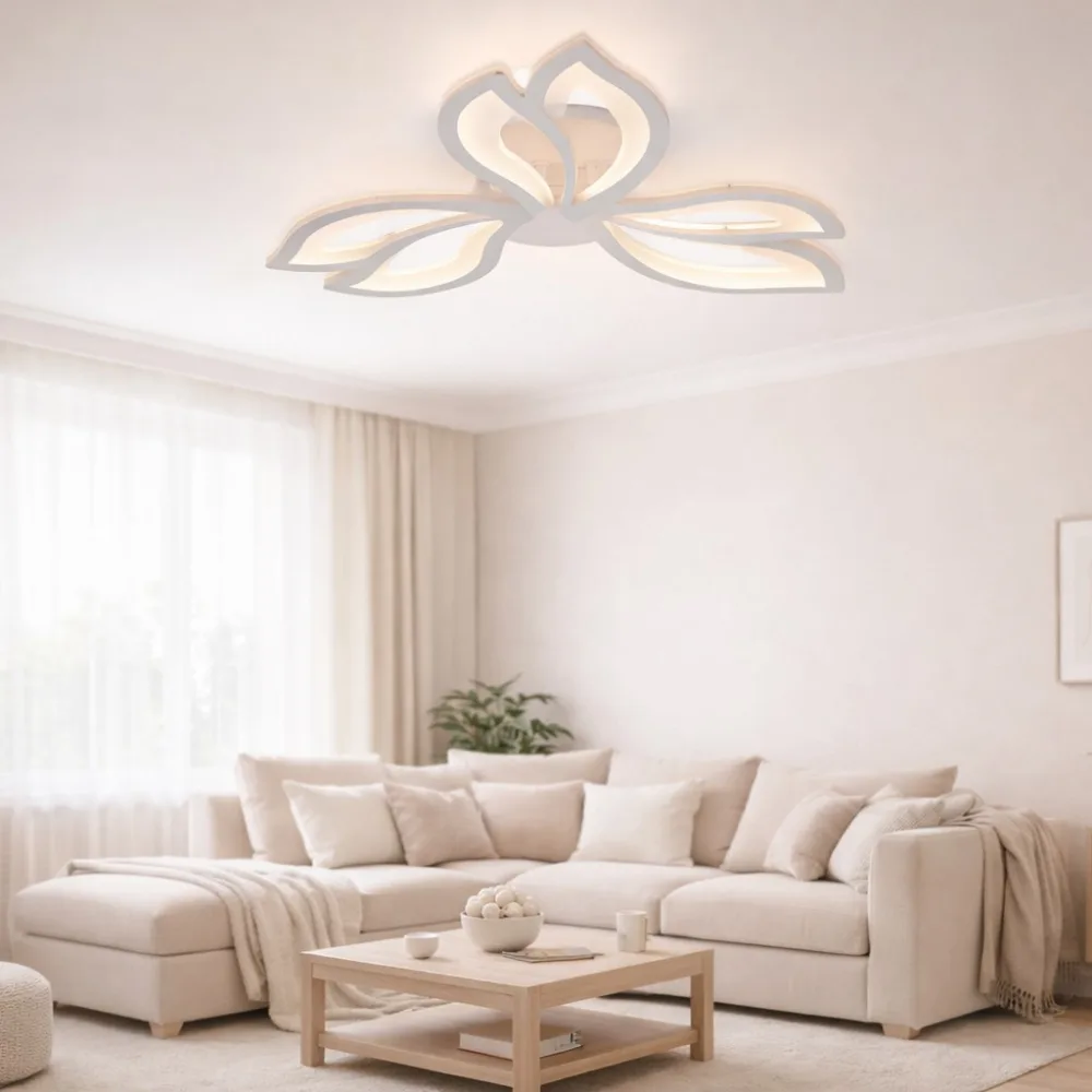 LED люстра для гостиной, VARGO 60W белая DL1133 — Фото 2