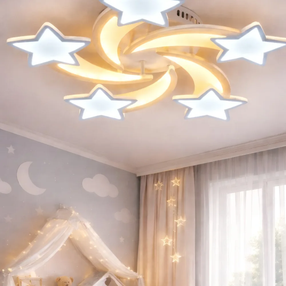 LED люстра для детской, VARGO 140W белая DL1137 — Фото 3