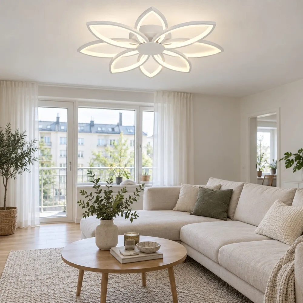 LED lustra ēdamistabai, VARGO 208W balta DL1142 — Foto 2