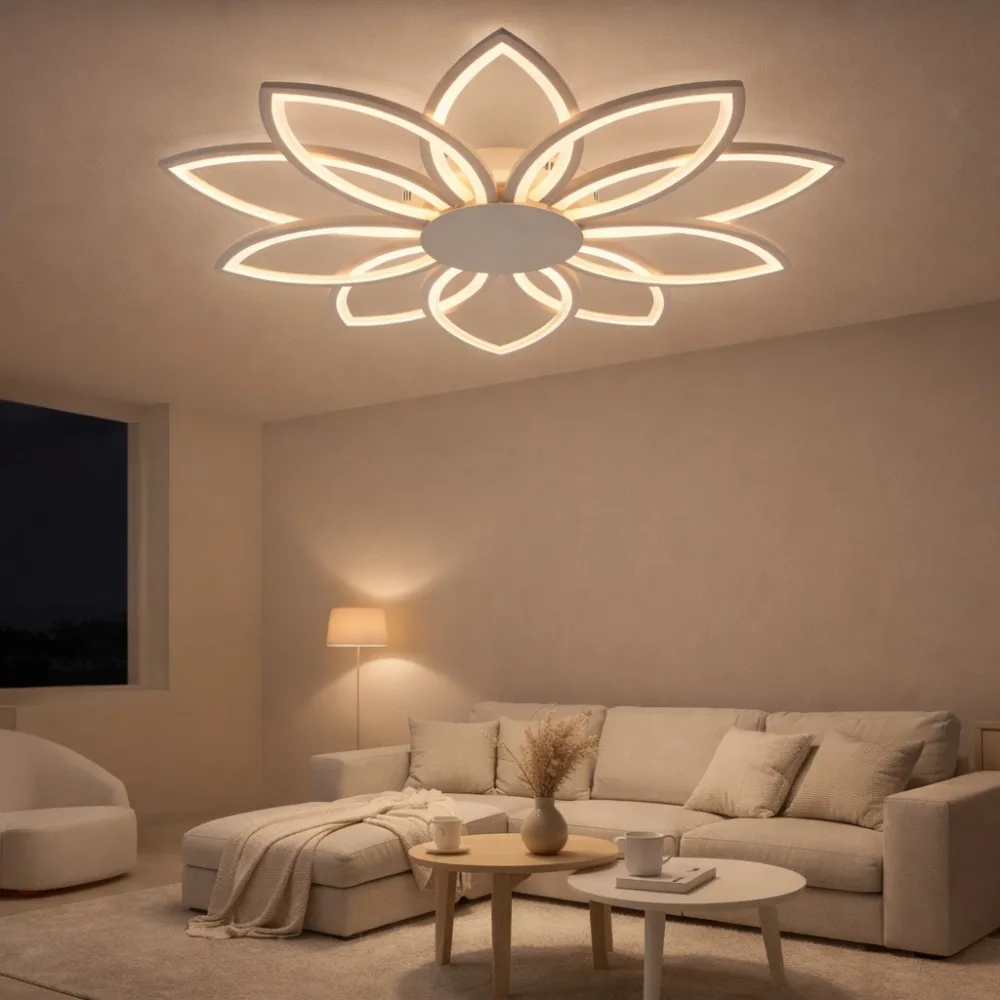 LED lustra viesistabai, VARGO 260W balta DL1143 — Foto 3