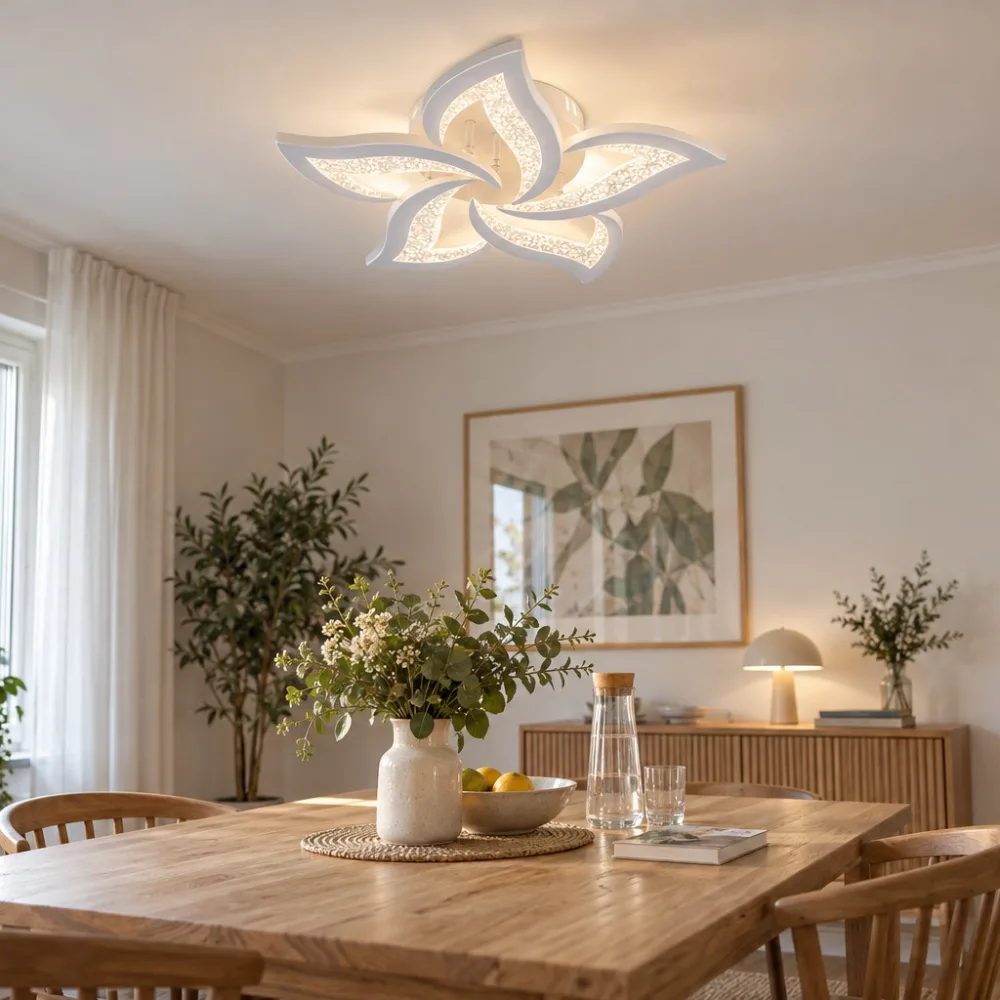 LED lustra ēdamistabai, VARGO 70W balta DL1151 — Foto 2