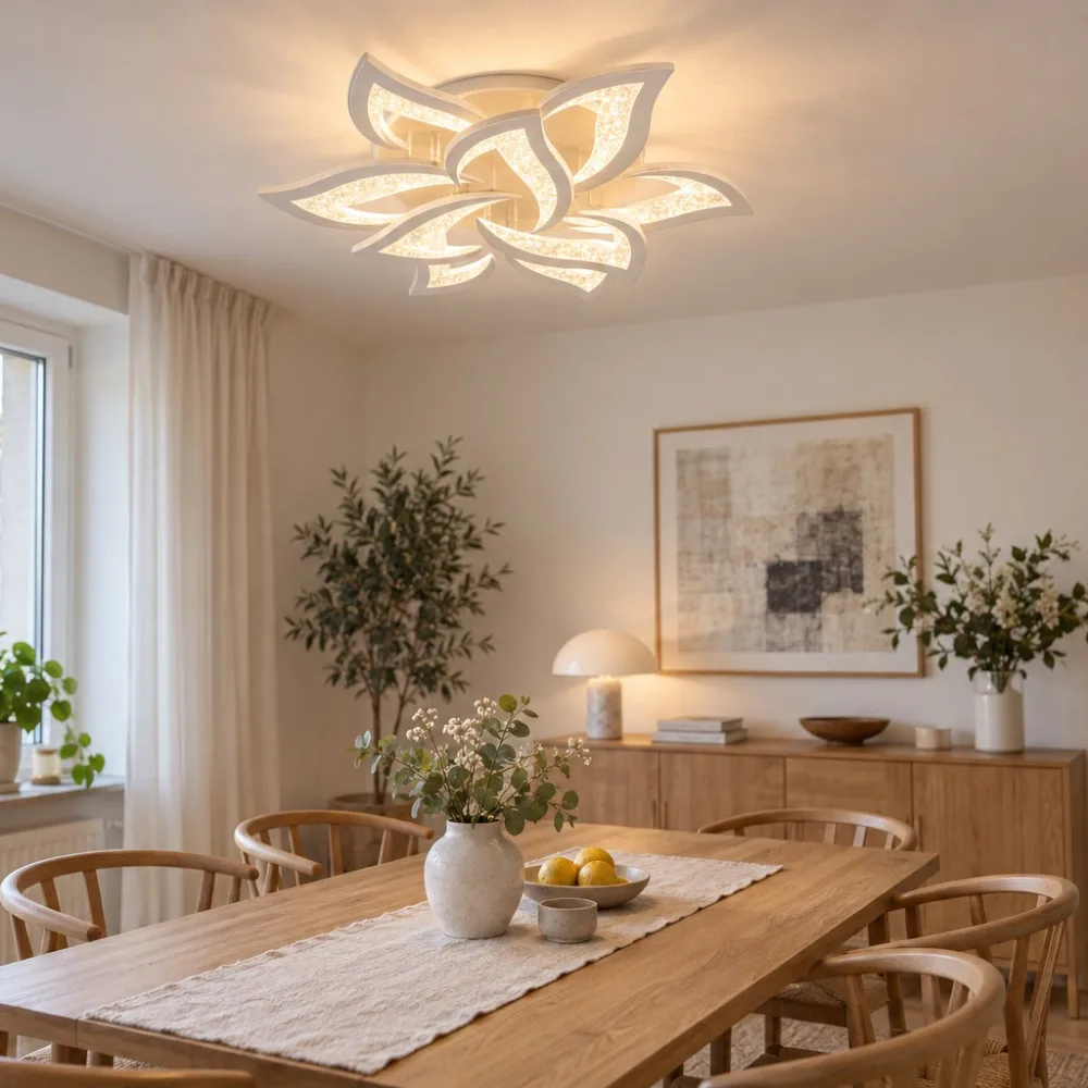 LED lustra guļamistabai, VARGO 126W balta DL1152 — Foto 2