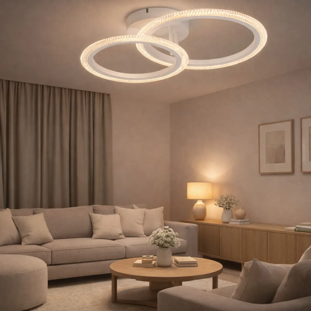 LED lustra viesistabai, VARGO 48W balta DL1156 — Foto 3