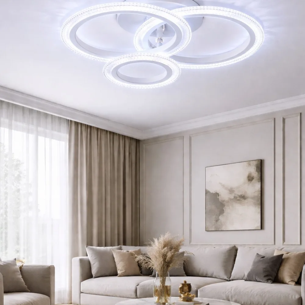 LED люстра для столовой, VARGO 60W белая DL1157 — Фото 2