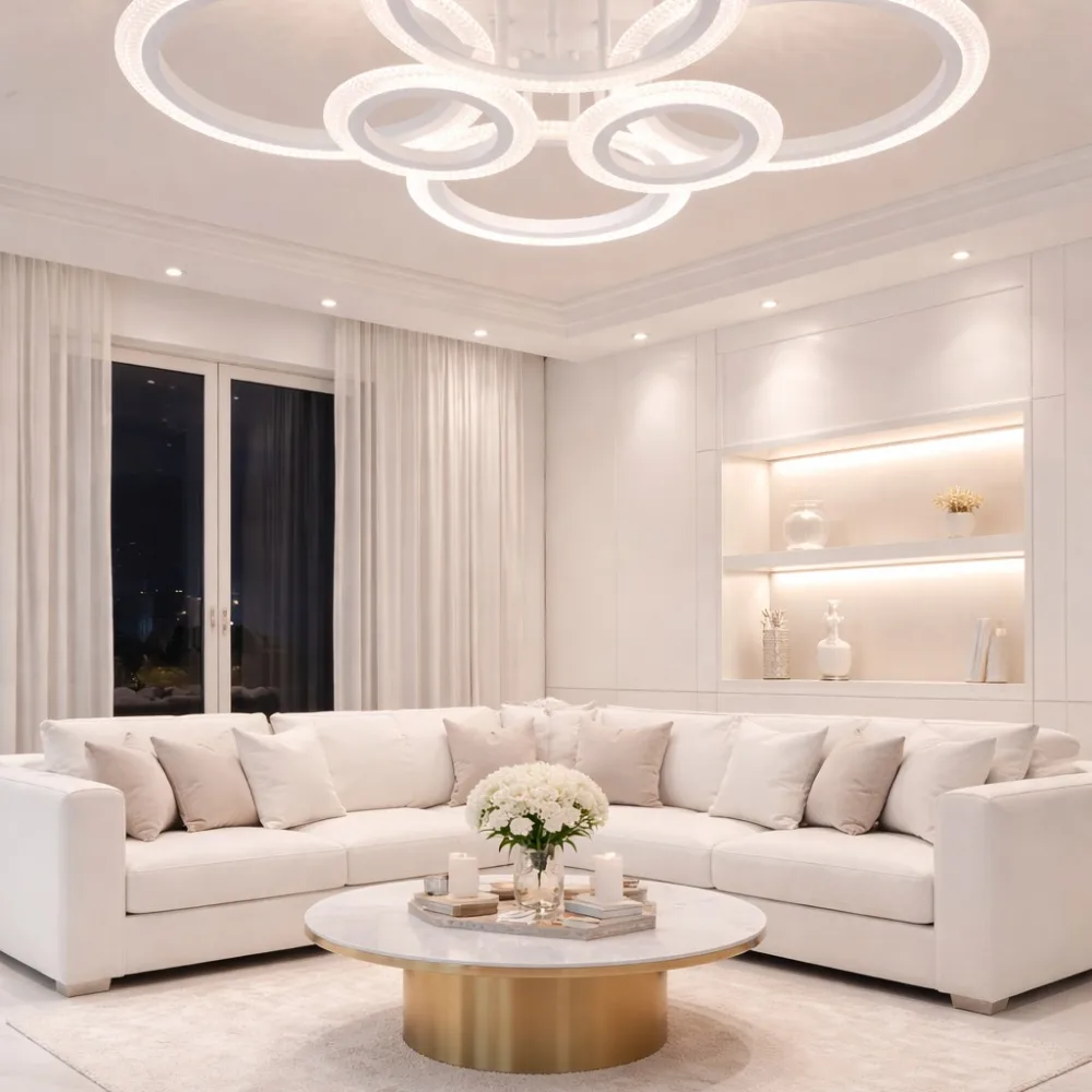 LED lustra viesistabai, VARGO 120W balta DL1159 — Foto 2