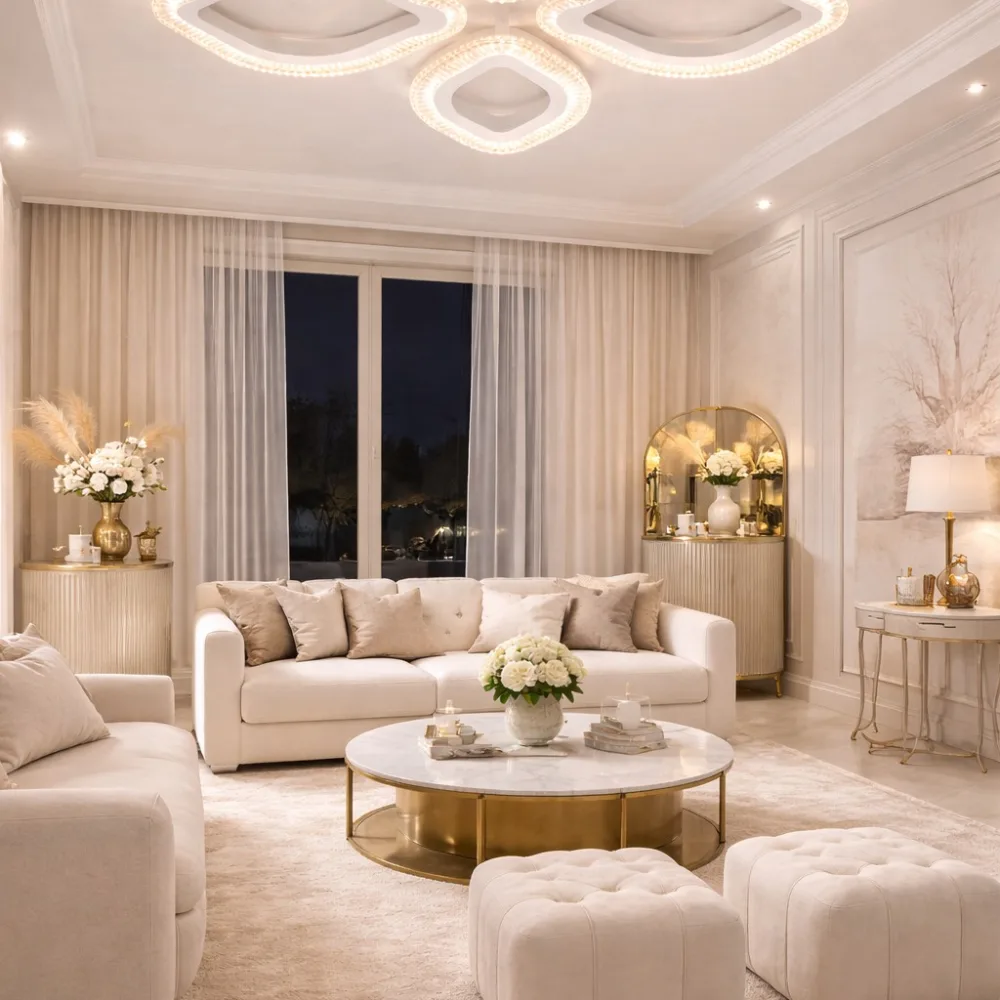 LED lustra ar pulti, VARGO 64W balta DL1165 — Foto 3
