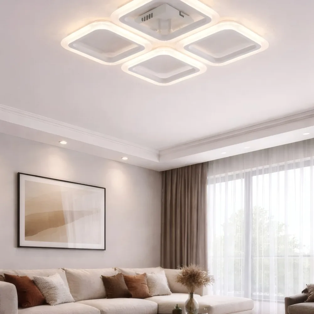 LED люстра для гостиной, VARGO 88W белая DL1172 — Фото 3