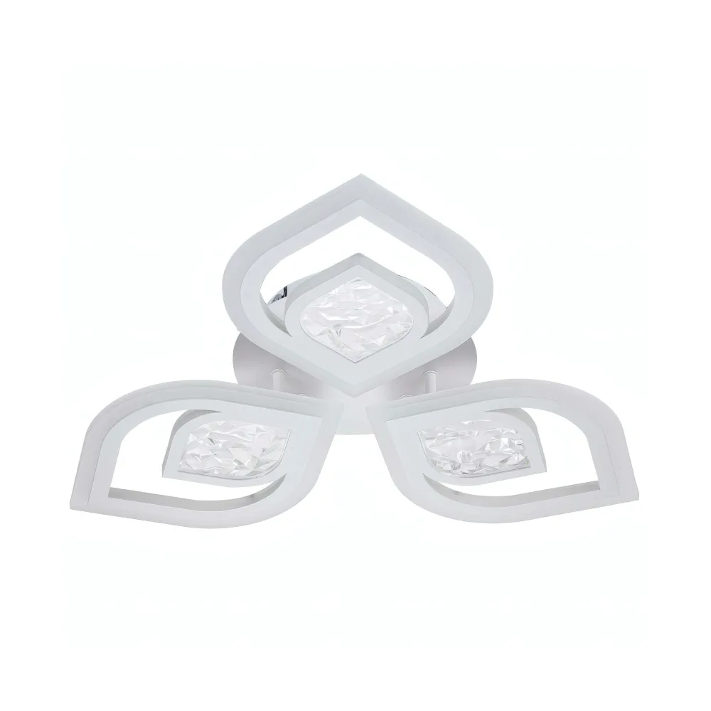 LED lustra guļamistabai, VARGO 96W balta DL1176