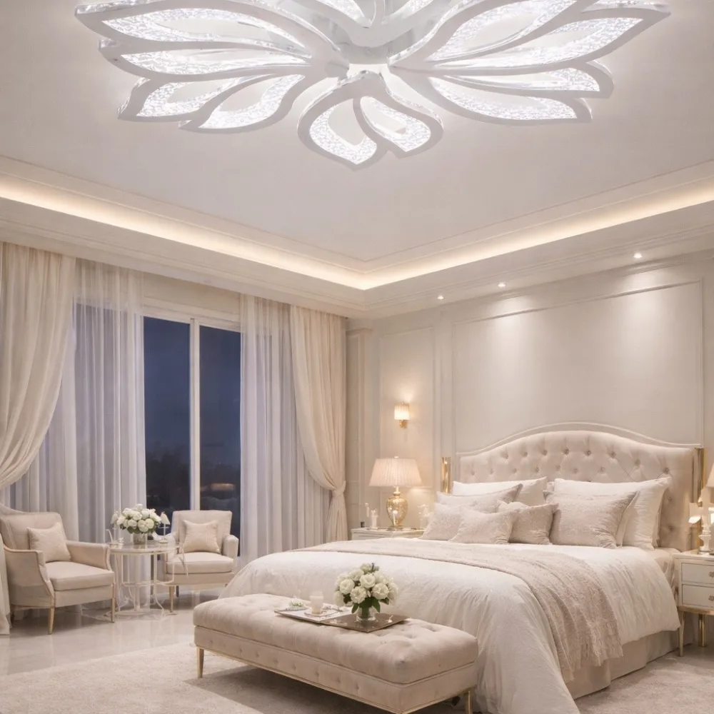 LED lustra gaitenim, VARGO 120W balta DL1183 — Foto 2