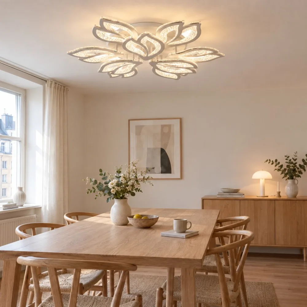 LED lustra viesistabai, VARGO 180W balta DL1185 — Foto 2