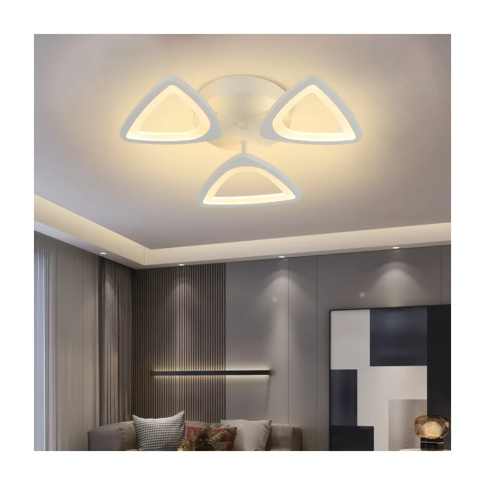 LED lustra ēdamistabai, VARGO 60W balta DL1193 — Foto 2