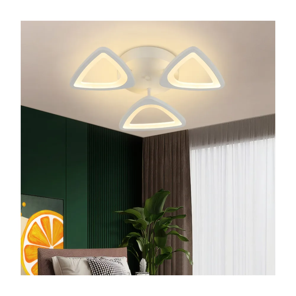 LED lustra ēdamistabai, VARGO 60W balta DL1193 — Foto 3