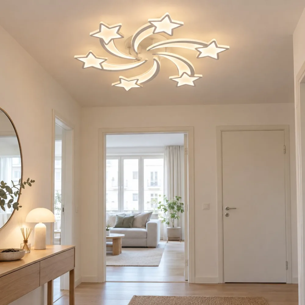 LED lustra bērnistabai, VARGO 168W balta DL1199 — Foto 2