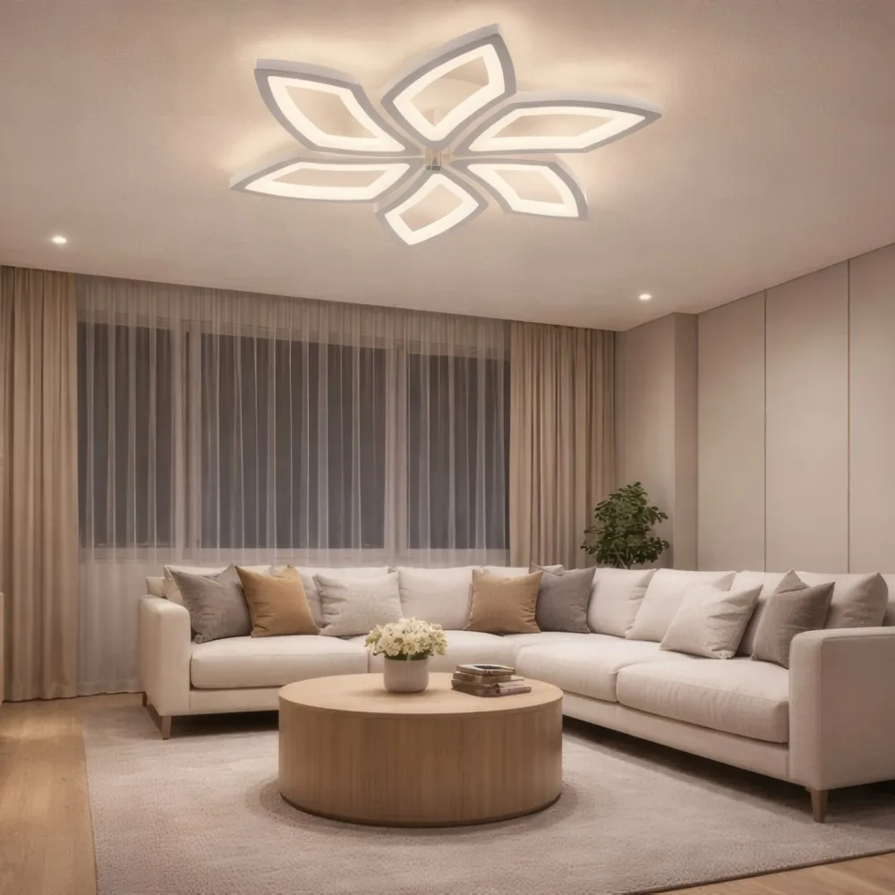 LED lustra ar pulti, VARGO 108W balta DL1211 — Foto 3