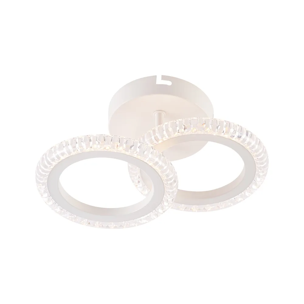 LED chandelier for bedroom, VARGO 24W white DL1213