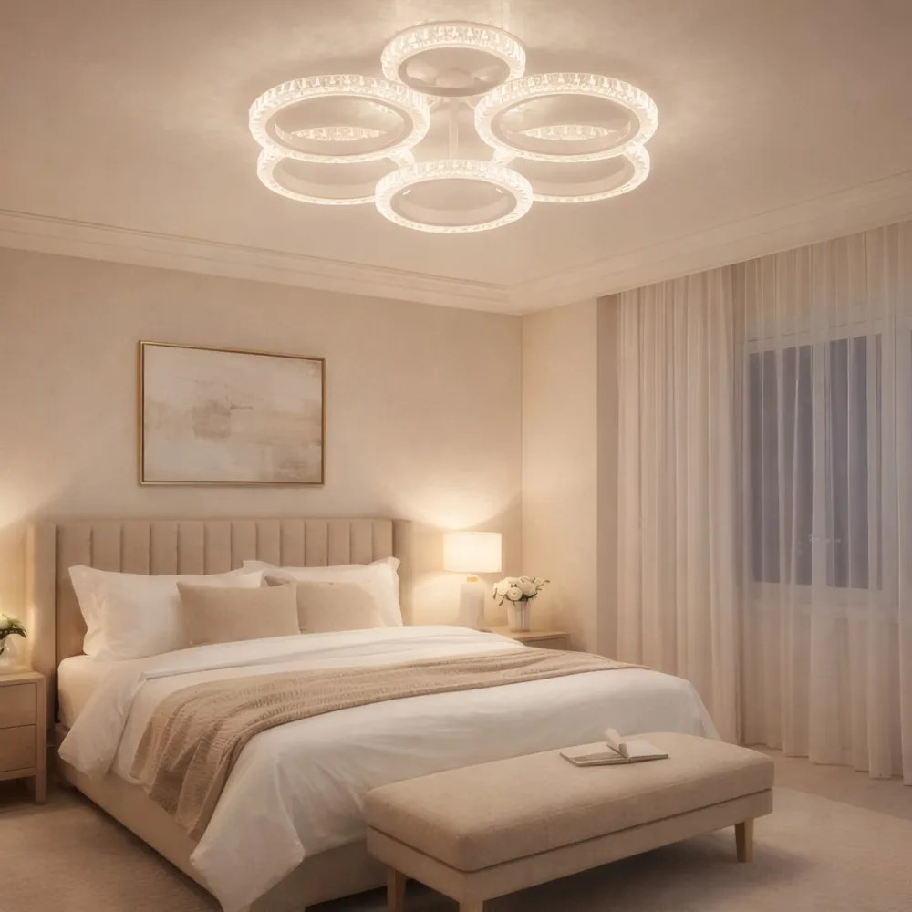 LED люстра для гостиной, VARGO 72W белая DL1215 — Фото 3