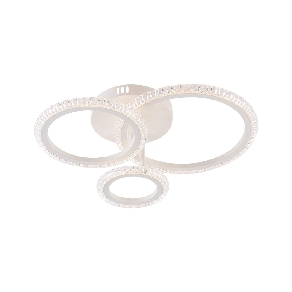 LED lustra ar pulti, VARGO 60W balta DL1217