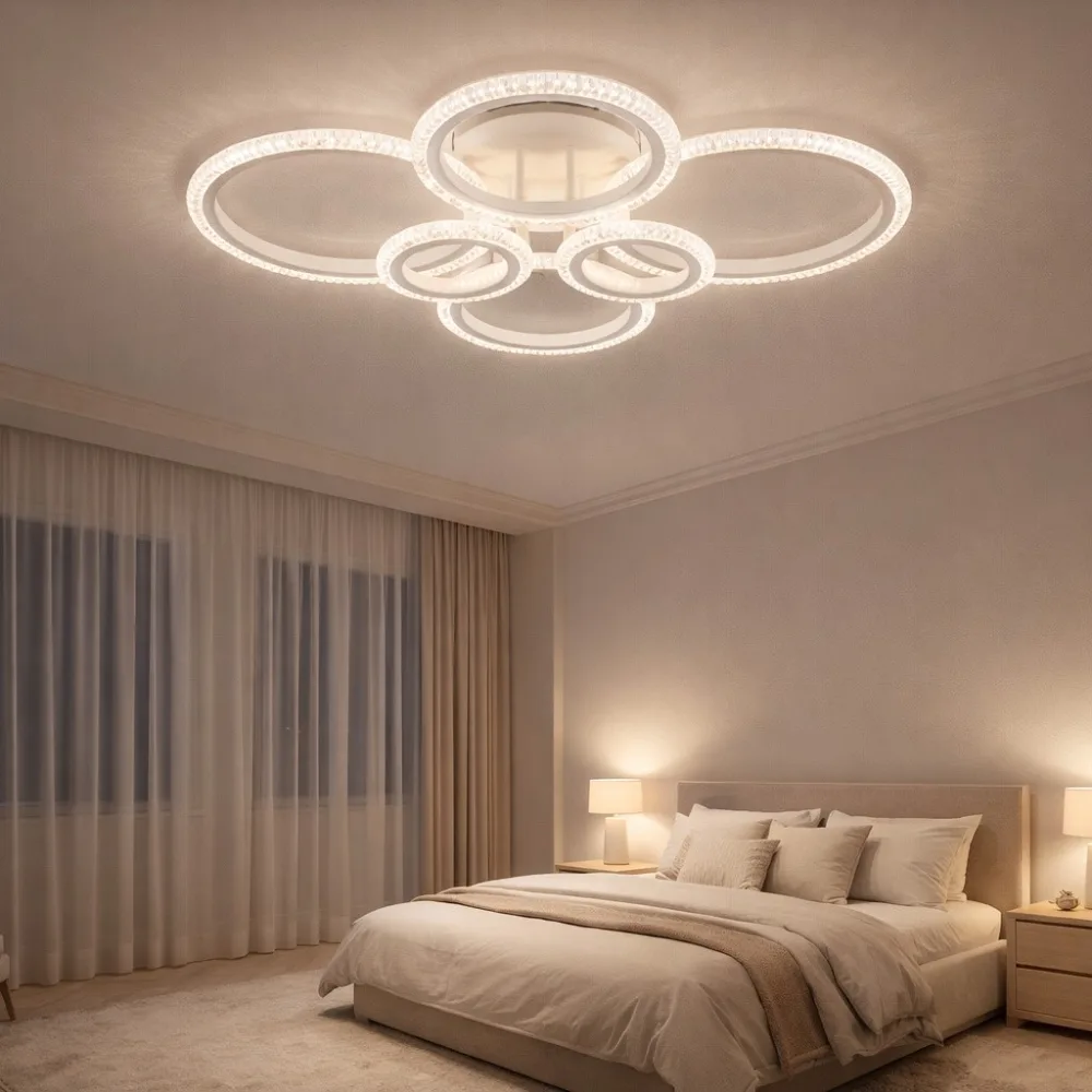 LED lustra viesistabai, VARGO 120W balta DL1219 — Foto 2