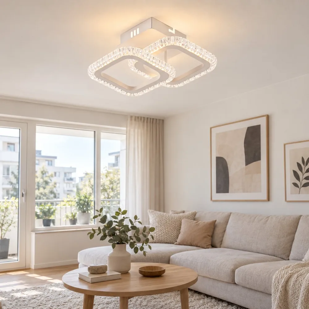 LED lustra virtuvei, VARGO 28W balta DL1221 — Foto 2