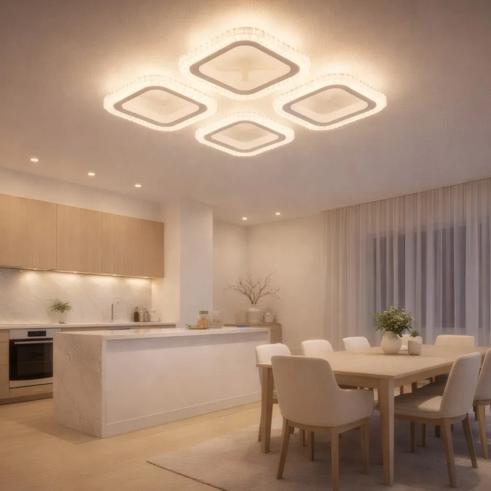 LED lustra virtuvei, VARGO 56W balta DL1223 — Foto 4