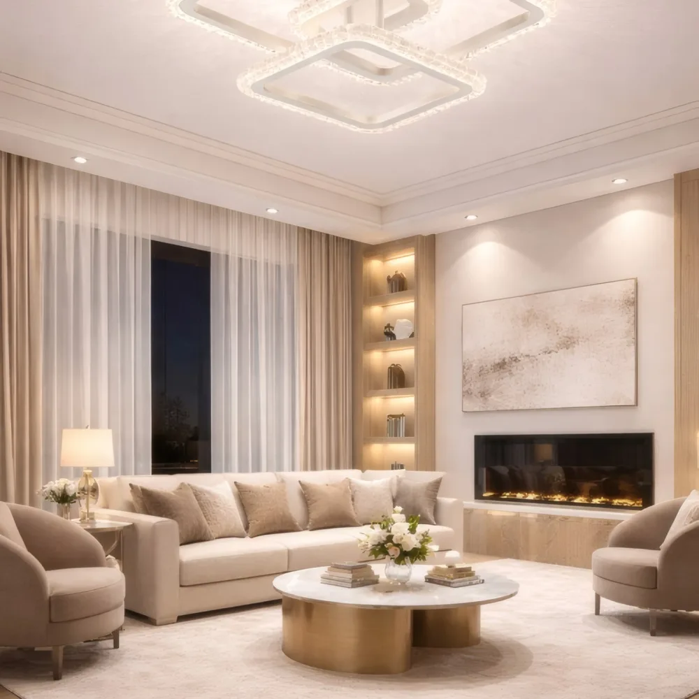 LED люстра для гостиной, VARGO 66W белая DL1227 — Фото 3