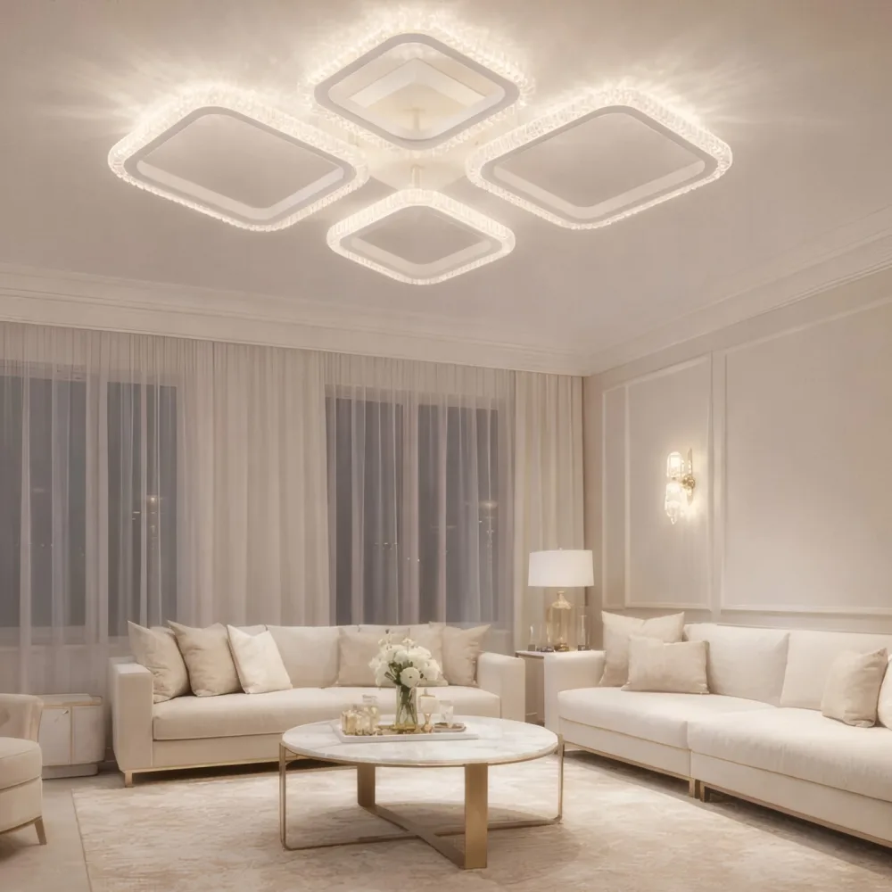LED lustra viesistabai, VARGO 72W balta DL1230 — Foto 3