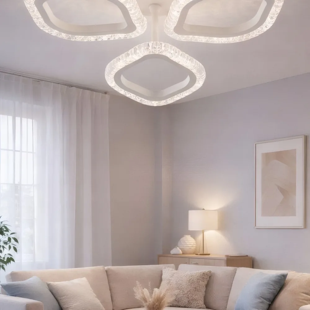 LED lustra virtuvei, VARGO 30W balta DL1233 — Foto 3