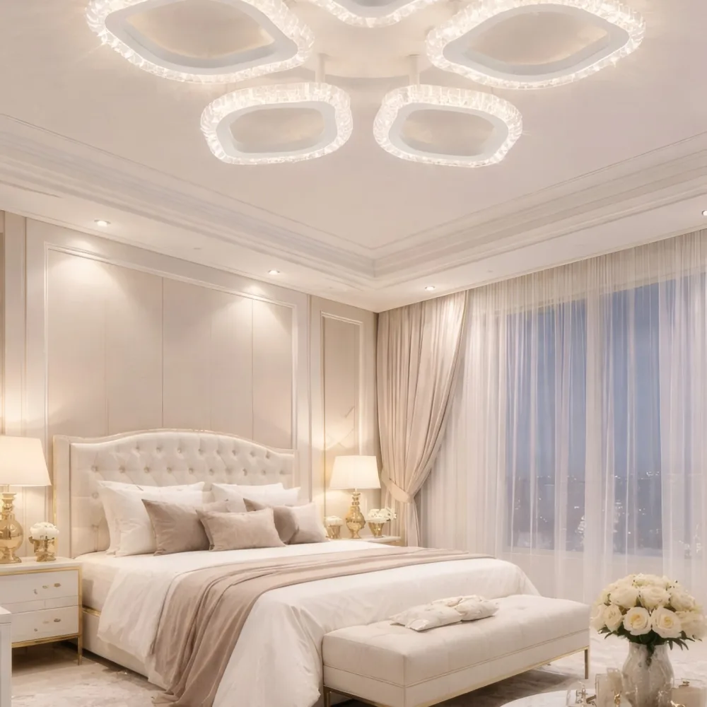 LED люстра для столовой, VARGO 50W белая DL1234 — Фото 3