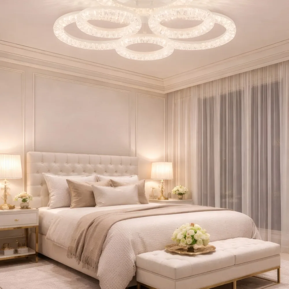 LED lustra viesistabai, VARGO 120W balta DL1240 — Foto 3